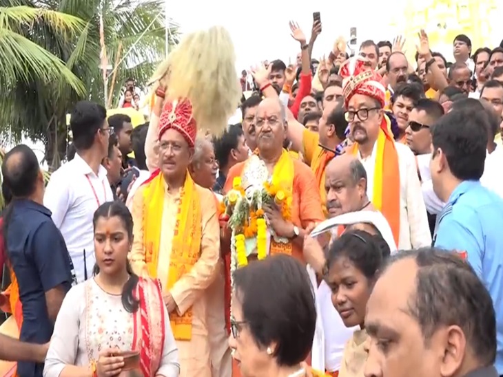 पूरे क्षेत्र में जय जगन्नाथ की गूंज रही।