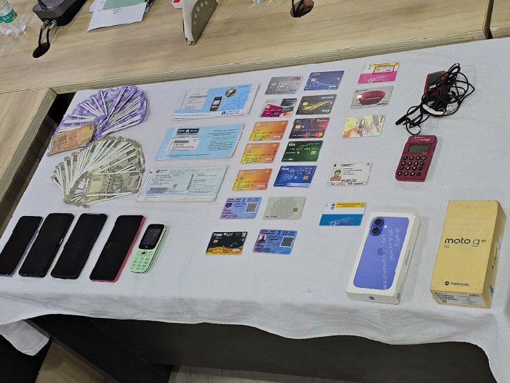 ये सामान हुआ बरामद।