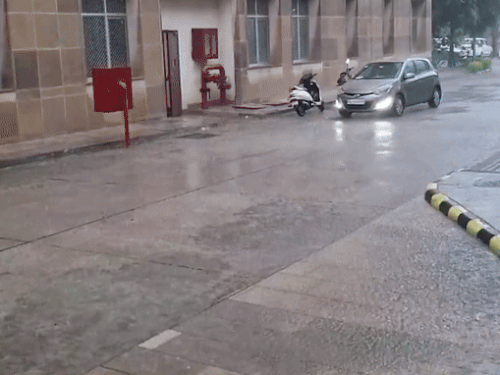 हरियाणा में मानूसन की 23 जून को एंट्री हुई थी। इसके बाद कई जगह अच्छी बारिश हुई। - Dainik Bhaskar