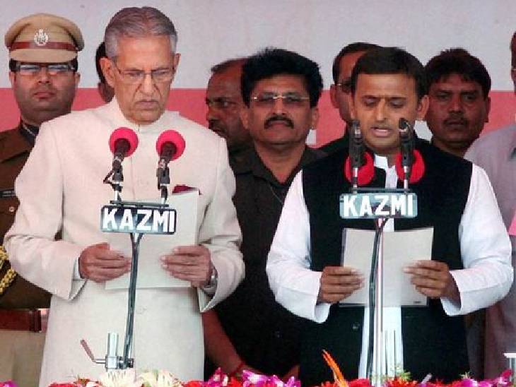 अखिलेश यादव 38 साल की उम्र में यूपी के सीएम बन गए थे। उनके नाम सबसे कम उम्र में यूपी का सीएम बनने का रिकॉर्ड है।