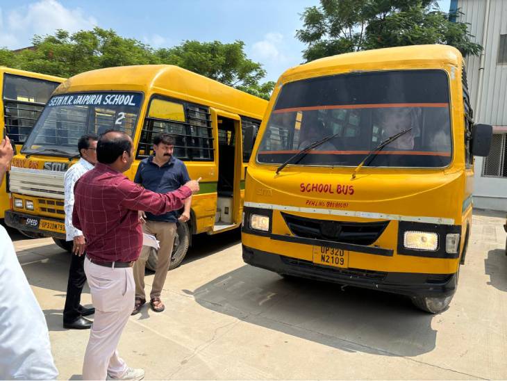 आज से लखनऊ में स्कूली बसों के खिलाफ चलेगा अभियान।