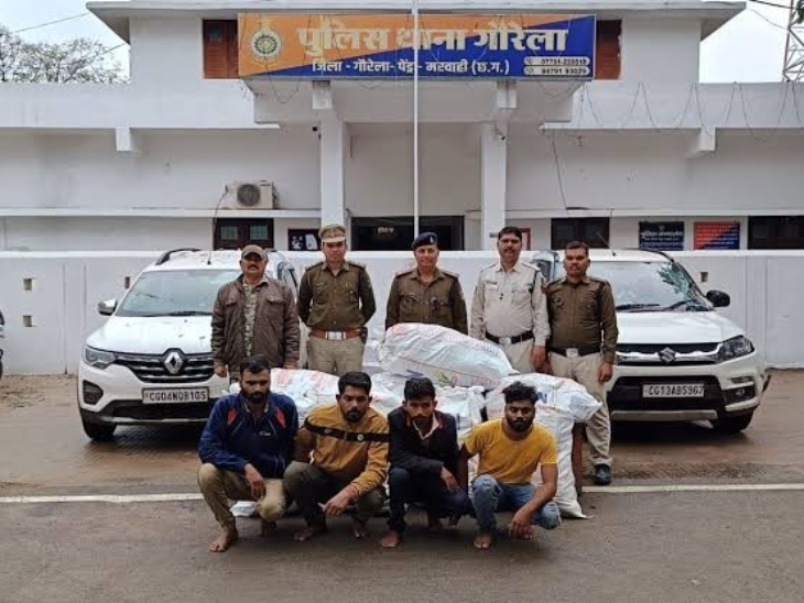 4 शराब तस्करों को 15 साल कारावास की सजा।