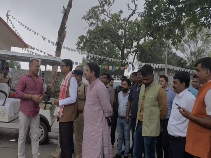 प्रभारी मंत्री ने देखी आवश्यक तैयारी।