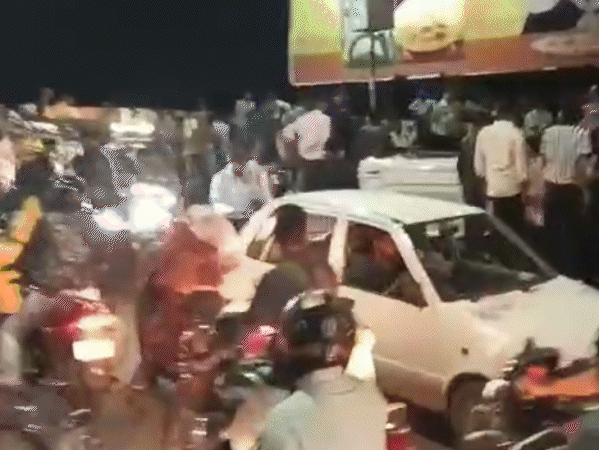 Two accidents at same spot in Bhopal within hours; SUV overturns ...