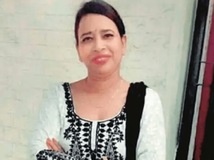 मृतका नरिंद्र कौर। - Dainik Bhaskar