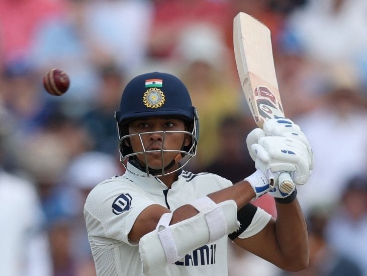 जायसवाल ने टेस्ट करियर का 11वां अर्धशतक पूरा किया। - Dainik Bhaskar