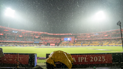 The power of Chinnaswamy Stadium in Bengaluru was cut off on Monday.