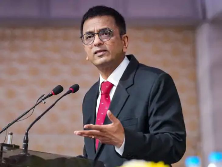 Former CJI DY Chandrachud retired on 10 November 2024. - Dainik Bhaskar