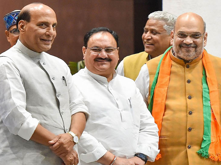 भाजपा के वर्तमान अध्यक्ष जेपी नड्डा का कार्यकाल जून 2024 में ही खत्म हो गया था। - Dainik Bhaskar
