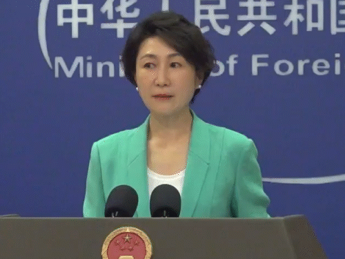 Mao Ning, a spokesman for China's Foreign Ministry, stating China's side in the Dalai Lama controversy. - Dainik Bhaskar