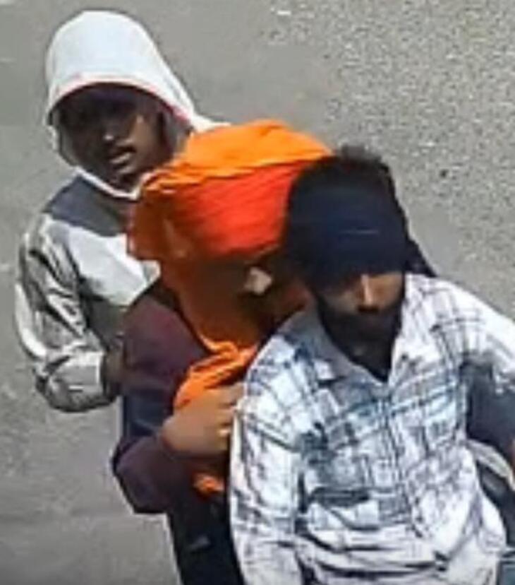 The attackers who were fleeing on the bike were imprisoned in the CCTV.