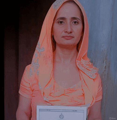 Their ration card was canceled by offering a car in the name of Suman, Satyavati and Kanta, residents of Surkhpur village in Jhajjar. Now she is traveling to the department to start the ration again.