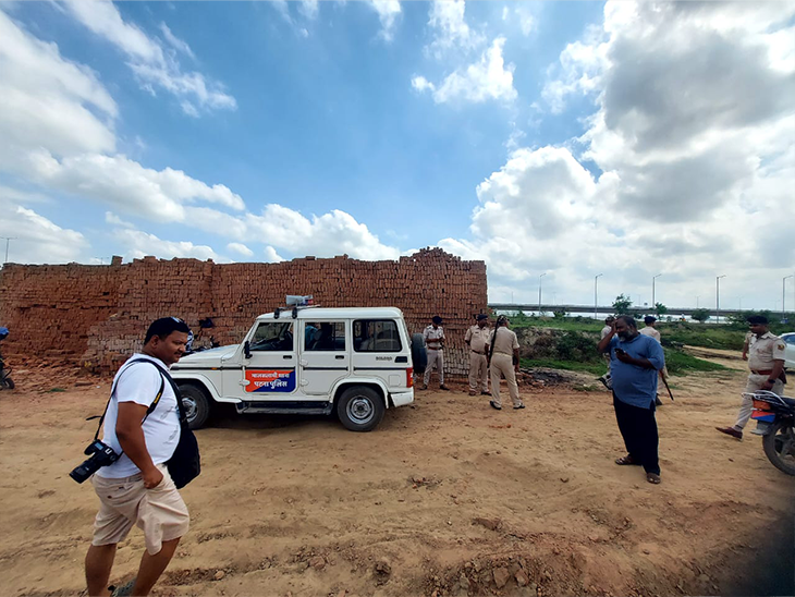 Police encounters the culprit near the brick kiln.
