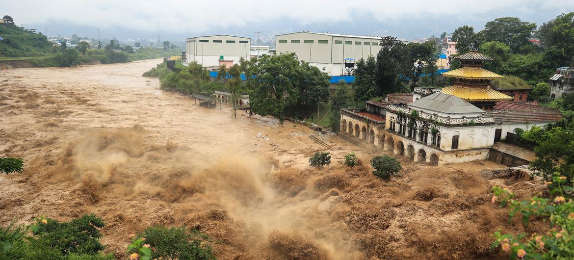 2024 में नेपाल में 50 सालों के दौरान सबसे ज्यादा बारिश हुई थी। इससे नदियां उफान पर थीं।