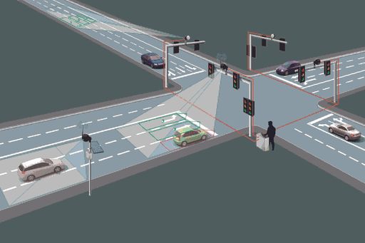 AI based system has been installed for traffic management on the highway in Gurugram.