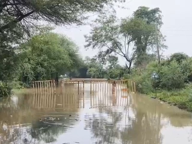 प्रशासन ने लगाए बेरिकेड्स, होमगार्ड और पुलिस टीमें तैनात।