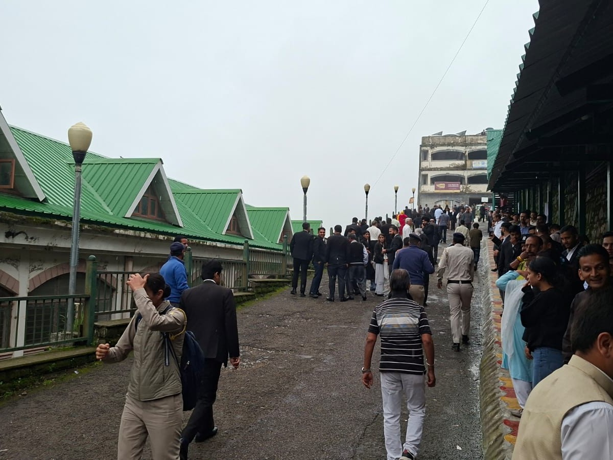 The police conducted a search operation in the court premises.