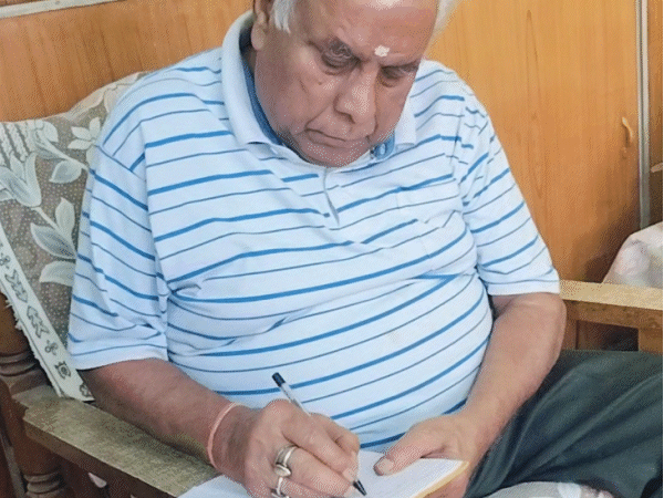 Radhakant Shukla lives with family in Civil Lines in Rewa.
