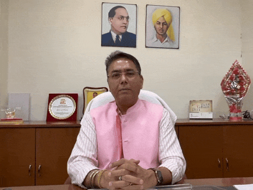 Cabinet Minister Aman Arora.