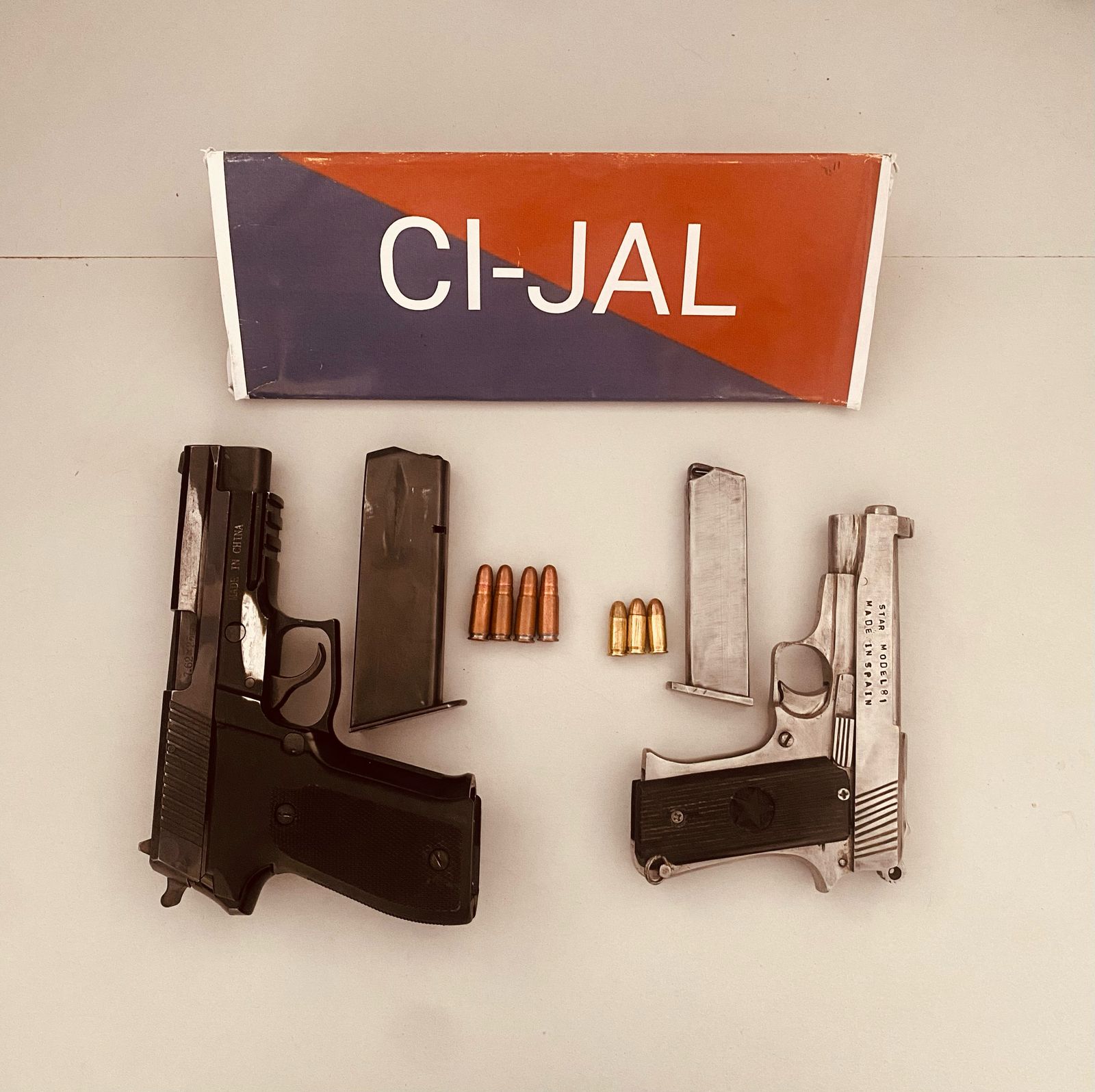 Arms recovered from gangster Himanshu Sood.