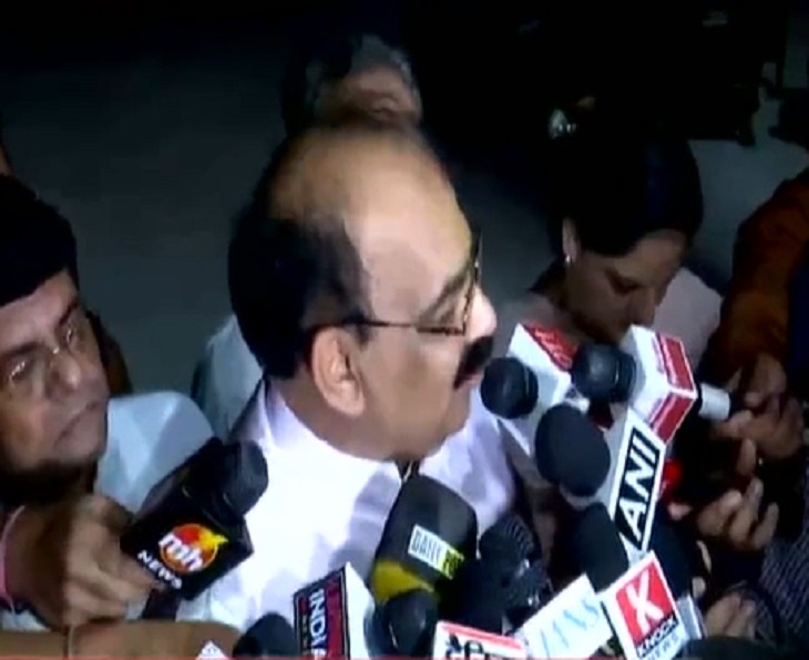 Punjab BJP MLA Ashwani Sharma is interacting with the media.