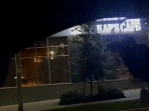 The video of the firing on Kapil Sharma's restaurant was released.