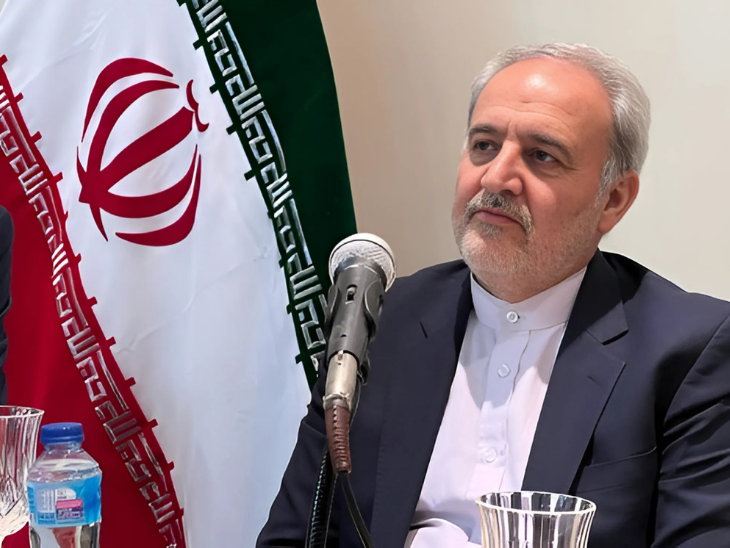 Reza Amiri Mogadam became the new Ambassador of Iran on 12 April 2023. - Dainik Bhaskar