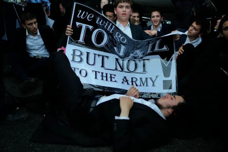 Orthodox religious students say that they are ready to go to jail, but will not go to the army.