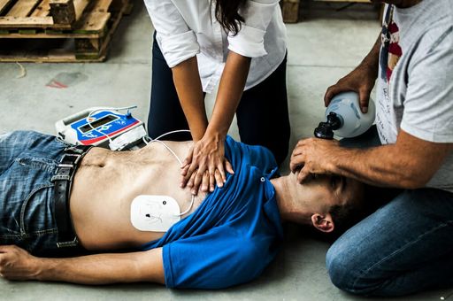 Doctor giving CPR to a person. (File photo)