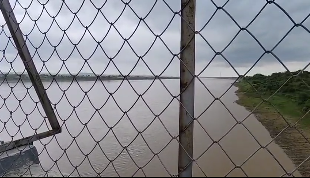 राजघाट पर चंबल नदी