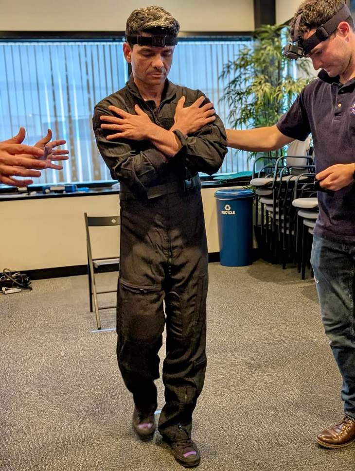 After coming from space, Shubhanshu is learning to stand and walk with balance.