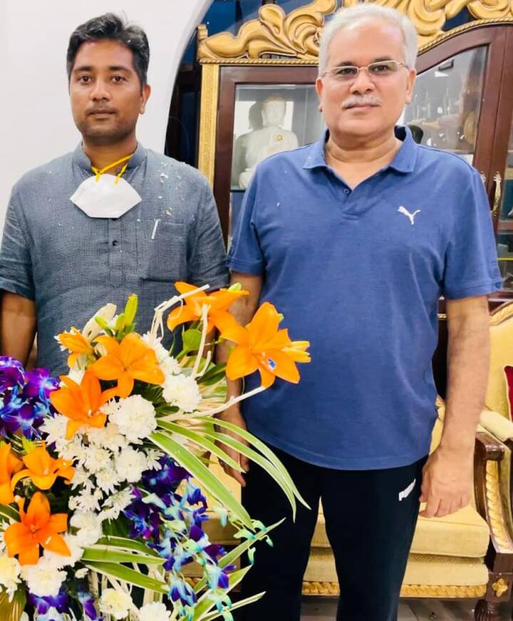 ये तस्वीर भूपेश बघेल के बेटे चैतन्य बघेल की है। चैतन्य को ED ने गिरफ्तार किया है।