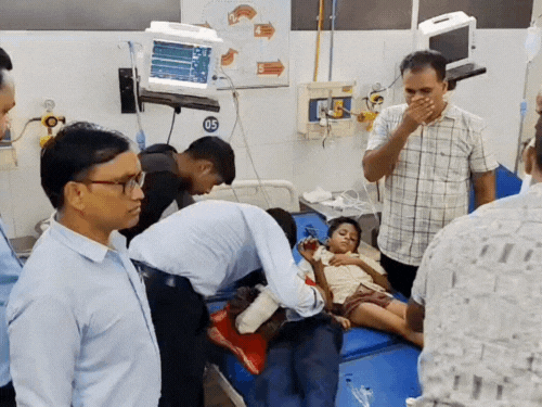 14 out of 25 children in the van were injured in the accident.
