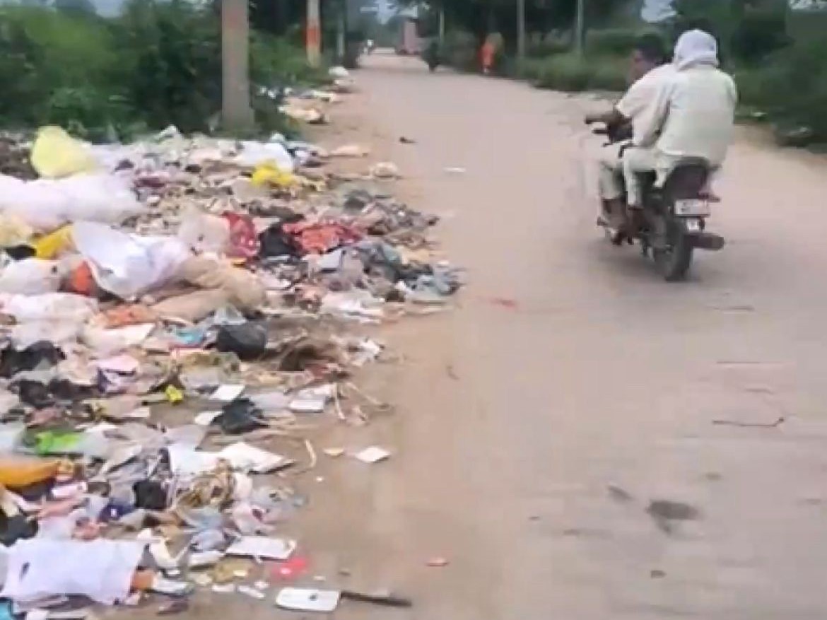 Hisar-Hansi-historic-Samadha-temple-garbage-dumping-sparks-outrage-update