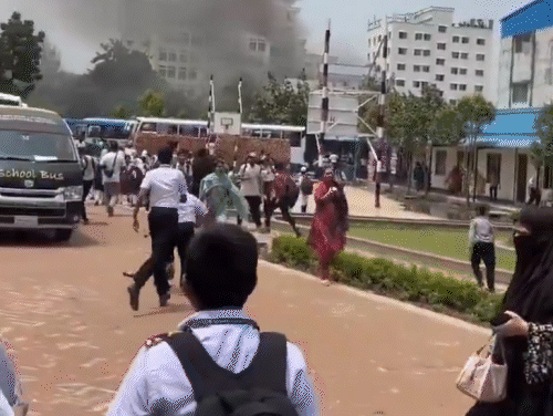 Fire brigade employees had to struggle to extinguish the fire in the aircraft.