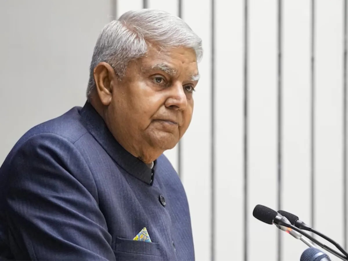 जगदीप धनखड़ ने 21 जुलाई को उपराष्ट्रपति पद से इस्तीफा दिया। (फाइल फोटो) - Dainik Bhaskar