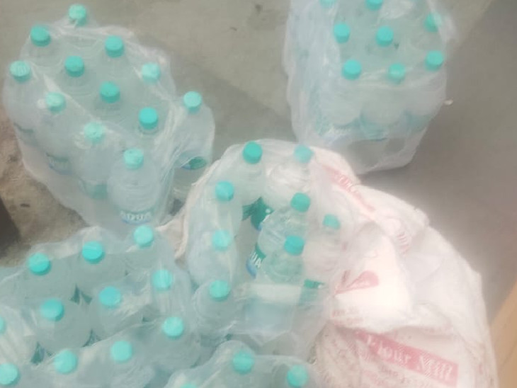 The brand water was seized without permission.