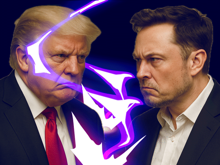 The dispute between Ilon Musk and Donald Trump began over the beautificral bill. - Dainik Bhaskar