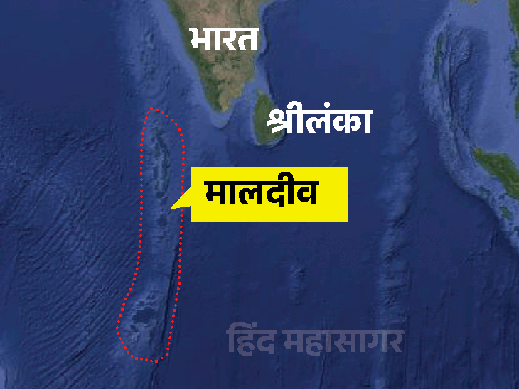98% of people are Muslims in Maldives with a population of 5 lakhs. - Dainik Bhaskar
