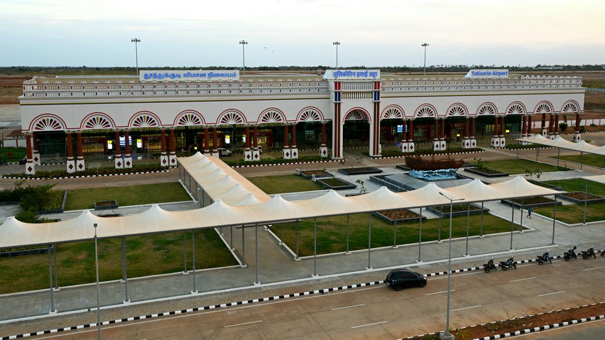 A new terminal has been built at 17,340 sqm at a cost of ₹ 450 crore at Tuticorin Airport.