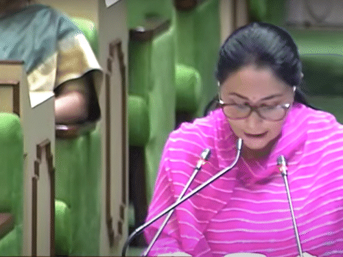 शिक्षा पब्लिक से जुड़ा सेक्टर है, इसलिए इसमें बड़ी घोषणाएं की जाती हैं। बजट पेश करते हुए वित्त मंत्री दीया कुमारी की एक पुरानी तस्वीर।