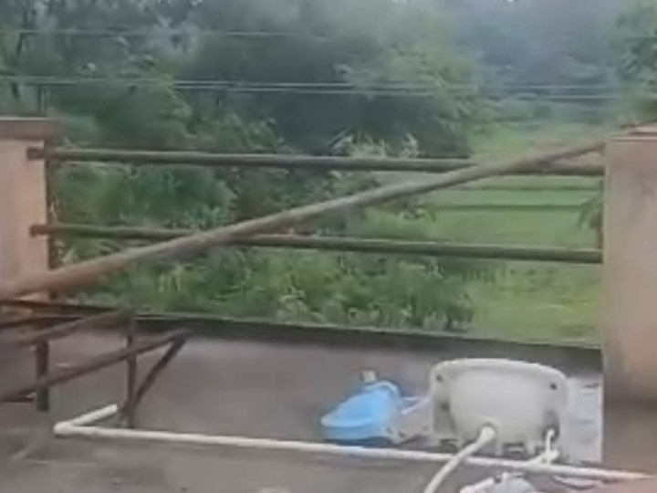 घर के सामने से 11 हजार केवी का लाइन गुजरा है, लोहे की पाइप उठा थे।