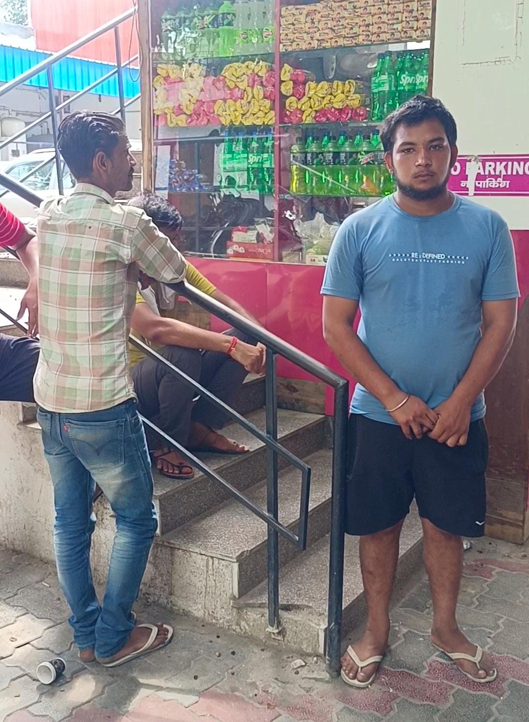 Rohit, a young man waiting for a dadbody in Rewari hospital.