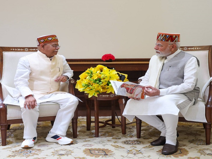 PM मोदी से दिल्ली में हिमाचल के राज्यपाल ने की मुलाकात