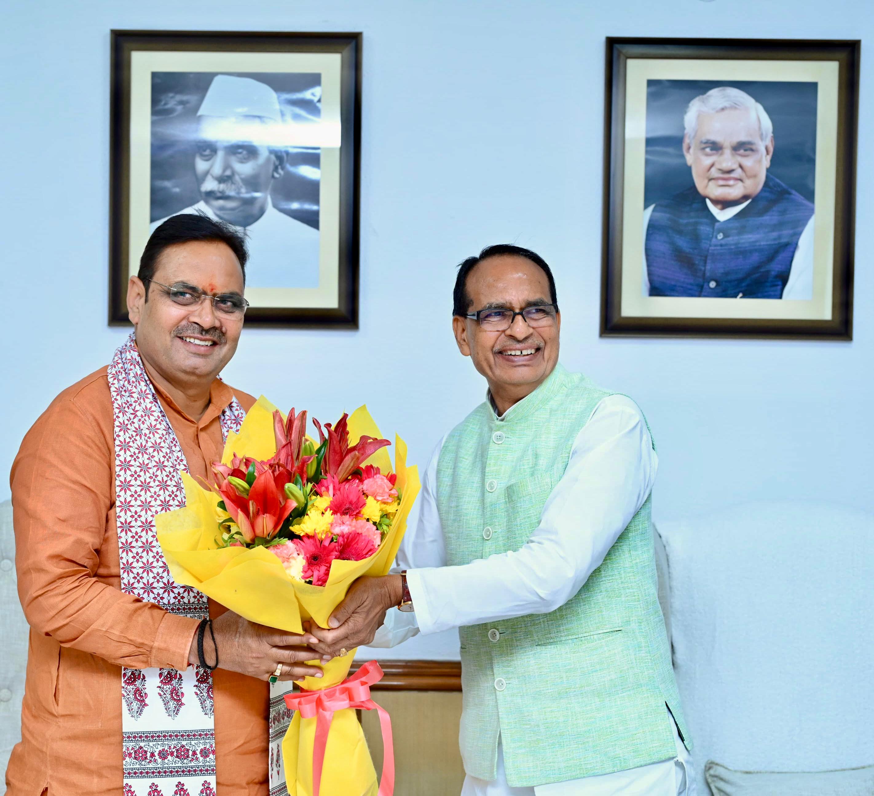 CM Bhajan Lal Sharma met Union Ministers during the visit to Delhi and discussed central schemes for Rajasthan.