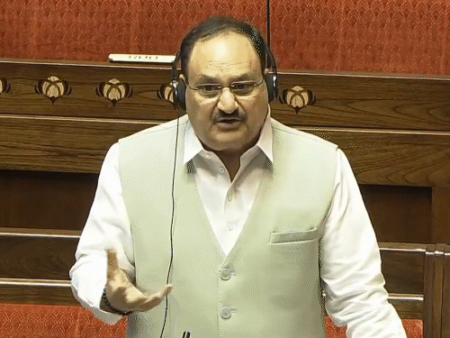 नड्डा यांच्या विधानावरून विरोधी पक्षाच्या खासदारांनी सभागृहात गोंधळ घातला तेव्हा त्यांनी माफी मागितली.