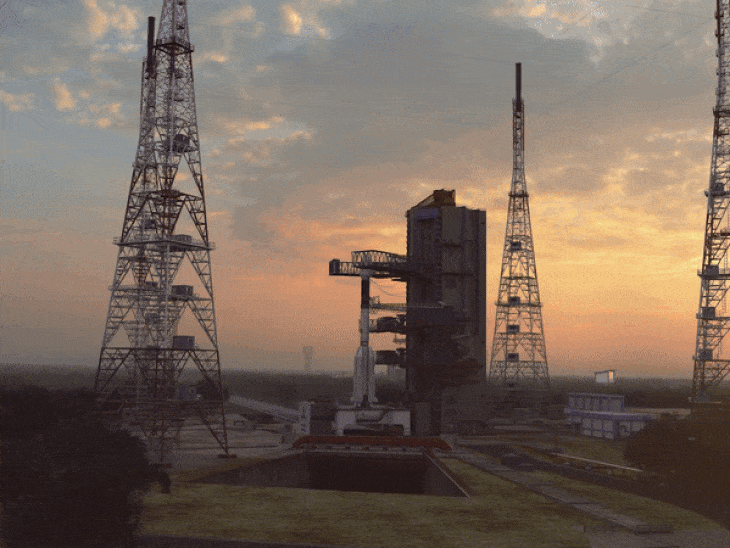 निसार सैटेलाइट श्रीहरिकोटा के सतीश धवन अंतरिक्ष केंद्र से GSLV-F16 रॉकेट के जरिए लॉन्च होगा। - Dainik Bhaskar