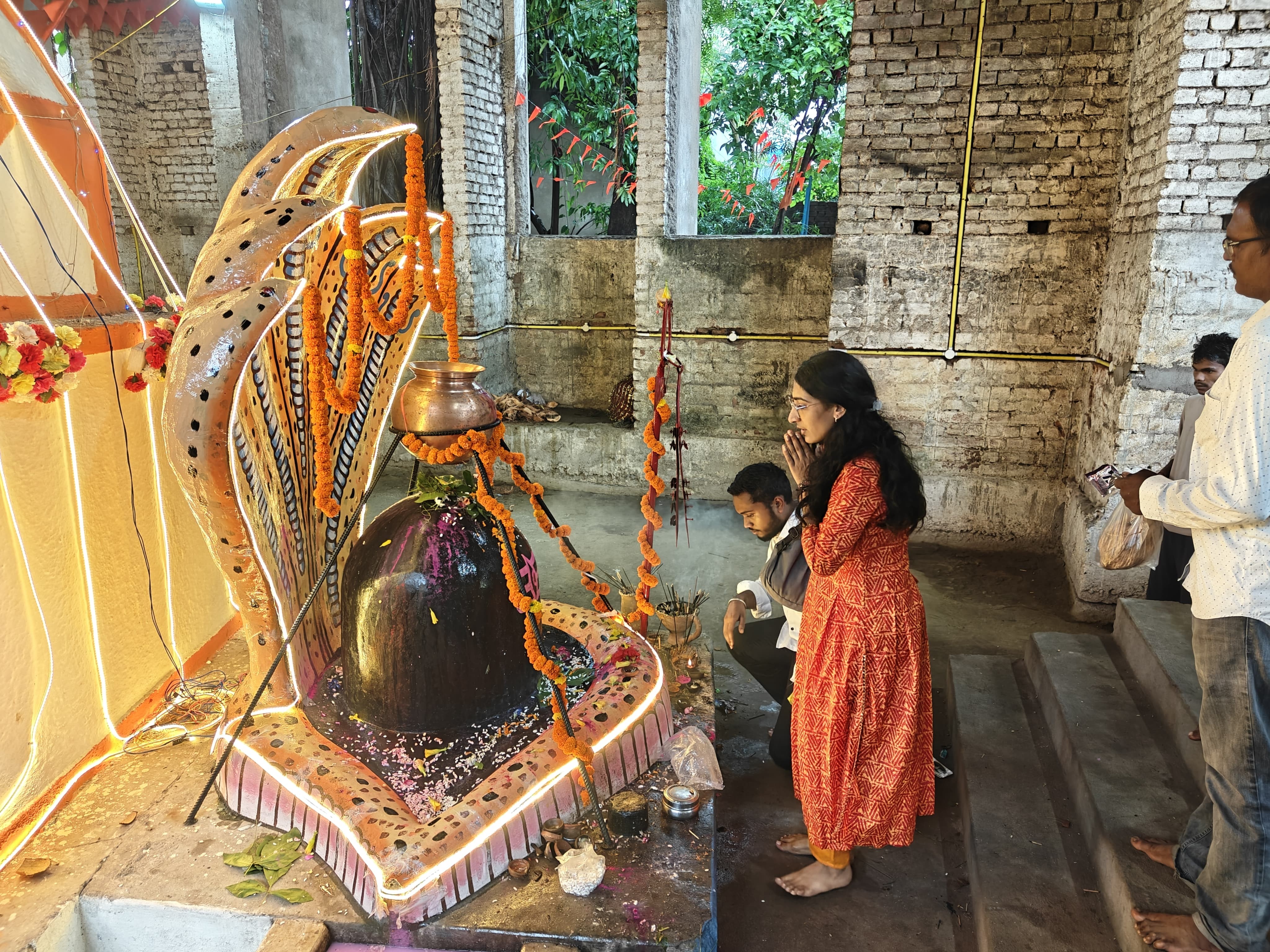 Nag Panchami 2025- Crowds gathered at the 11th century Nagdev temple
