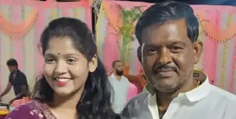 शिवनारायण बाथम और लिवर डोनेट करने वाली बेटी प्रीति ।