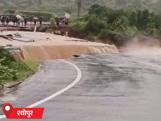 मध्यप्रदेश में भारी बारिश से हालात बिगड़ गए हैं। - Dainik Bhaskar